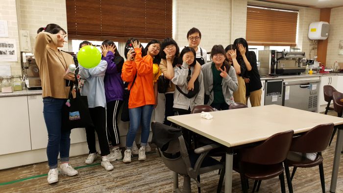 중학교 직업체험(카페음료만들기)