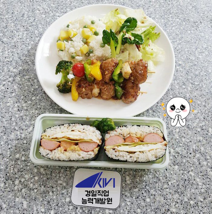 미트볼꼬치구이밥 및 오니기라즈